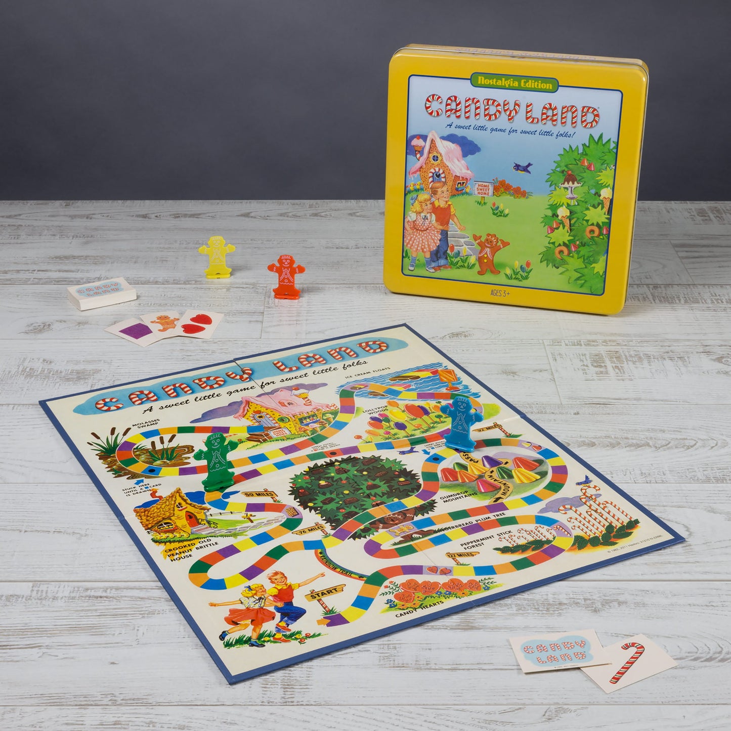 Candy Land Board Game: Nostalgia Edition in Game Tin