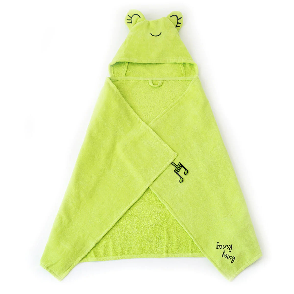 Cacha Frog Velvet Hooded Baby Towel