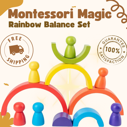 Montessori Magic: Rainbow Balance Set