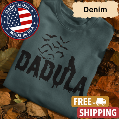 Dadula Sweatshirt l Halloween l Family Shirt Set l Wolf l Bats