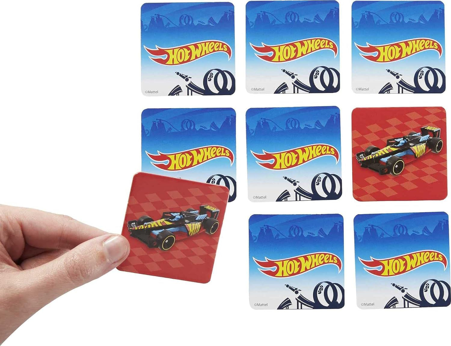 Hot Wheels Make-A-Match Card Game: Memory Card Game