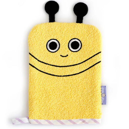 Buzzy Bee Bath Glove and Milavanda Baby Soap Set