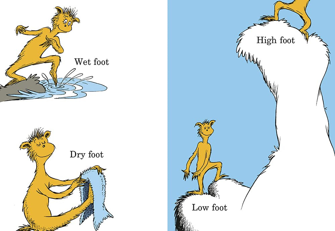 The Foot Book: Dr. Seuss'S Wacky Book of Opposites