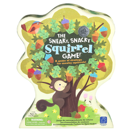 the Sneaky, Snacky Squirrel Game, Toddler & Preschool Board Game Ages 3+