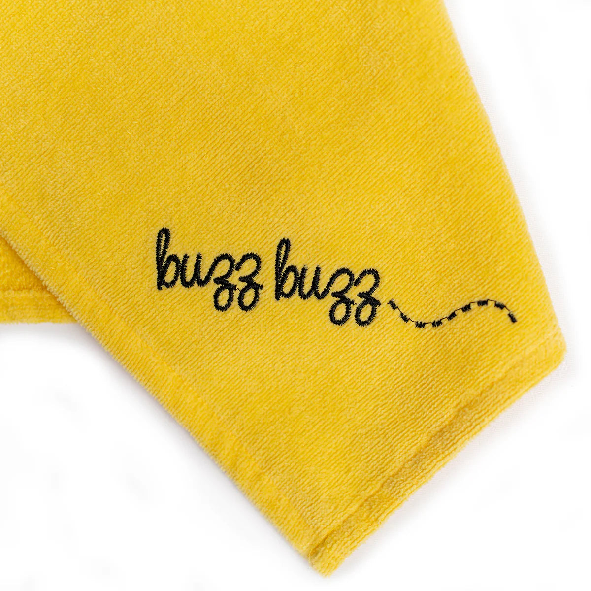 Buzzy Bee Velvet Hooded Baby/Toddler Towel