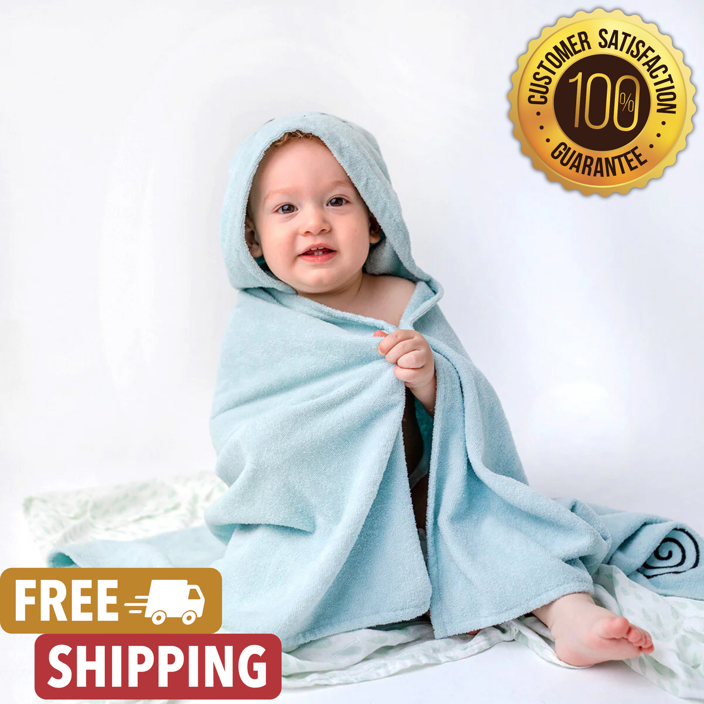 Sangaloz Velvet Hooded Baby Towel