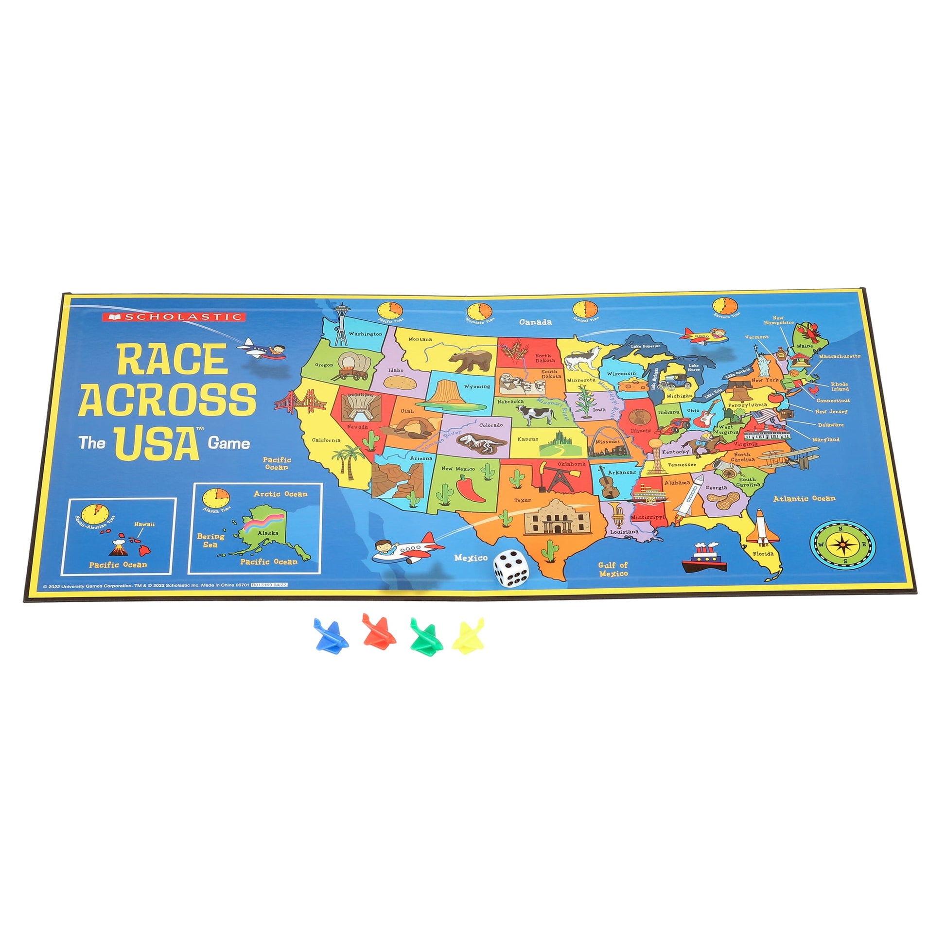 Scholastic Race across the USA Game