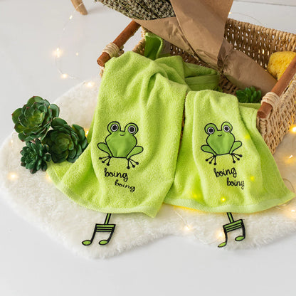 Cacha Frog Baby Towel Set of 2