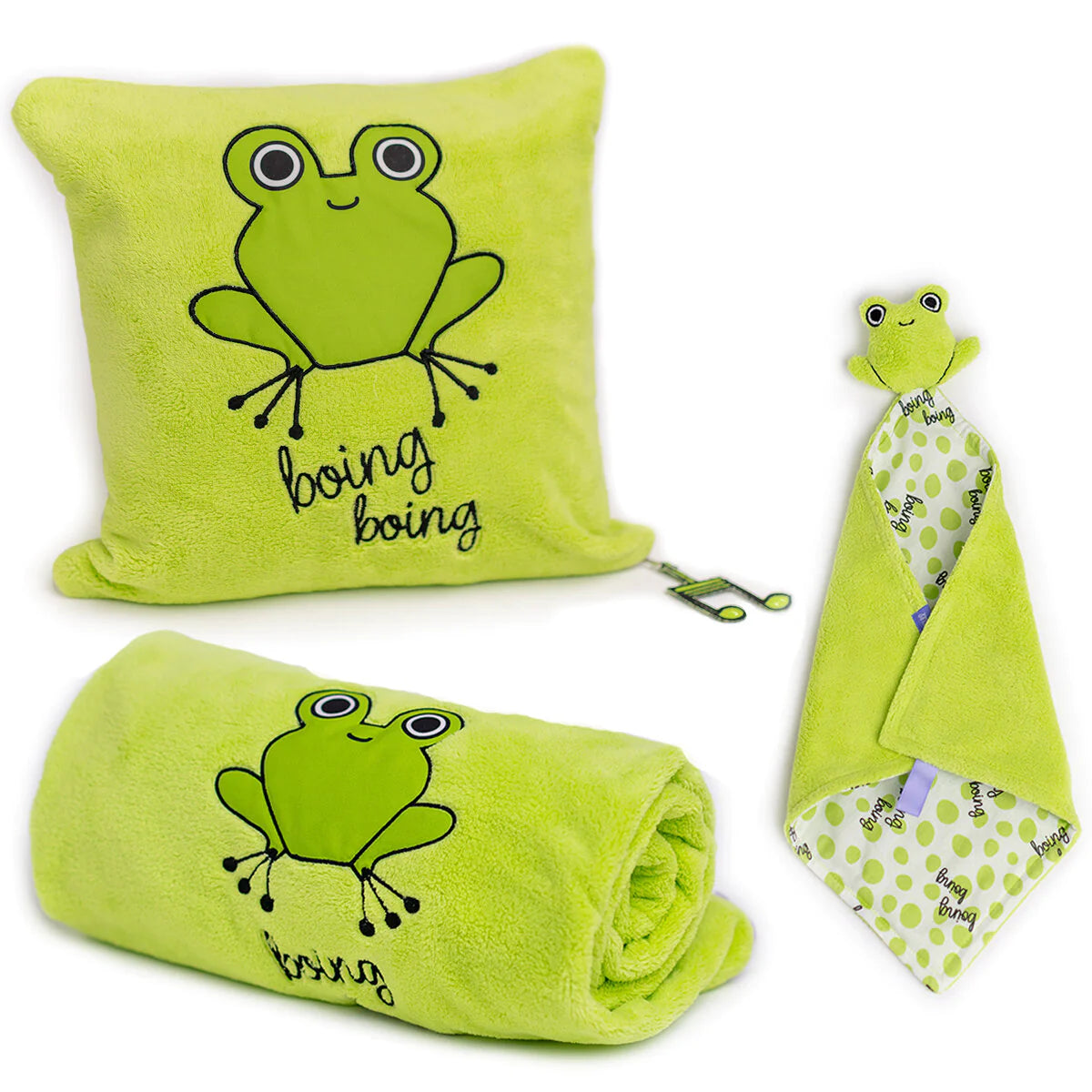 Cacha Frog Baby Blanket Gift Set