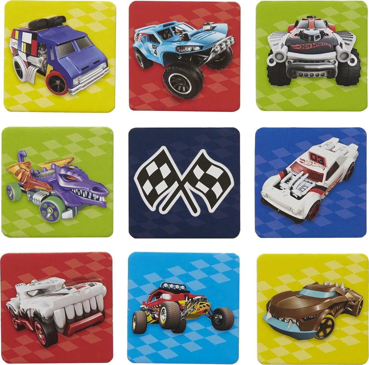 Hot Wheels Make-A-Match Card Game: Memory Card Game