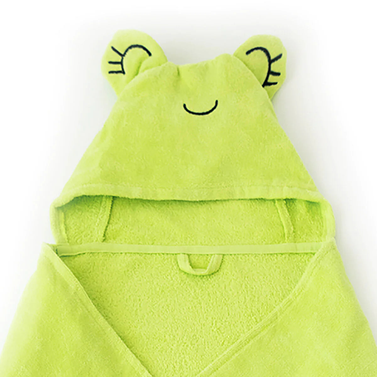 Cacha Frog Velvet Hooded Baby Towel