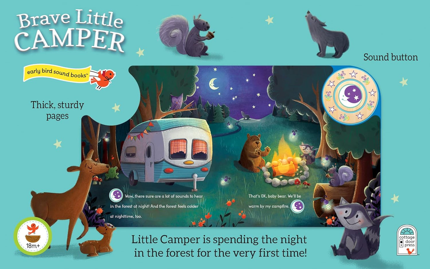 Brave Little Camper: Interactive Baby & Toddler Sound Book