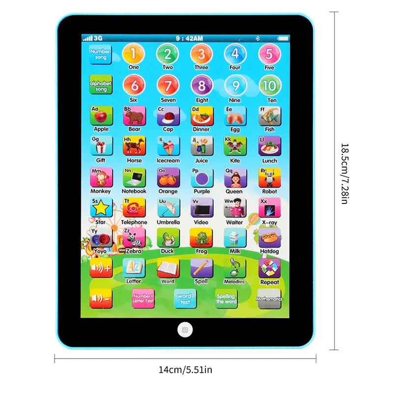 2024 NEW Educational Learning Tablet for Kids and Toddlers: Ages 2-8