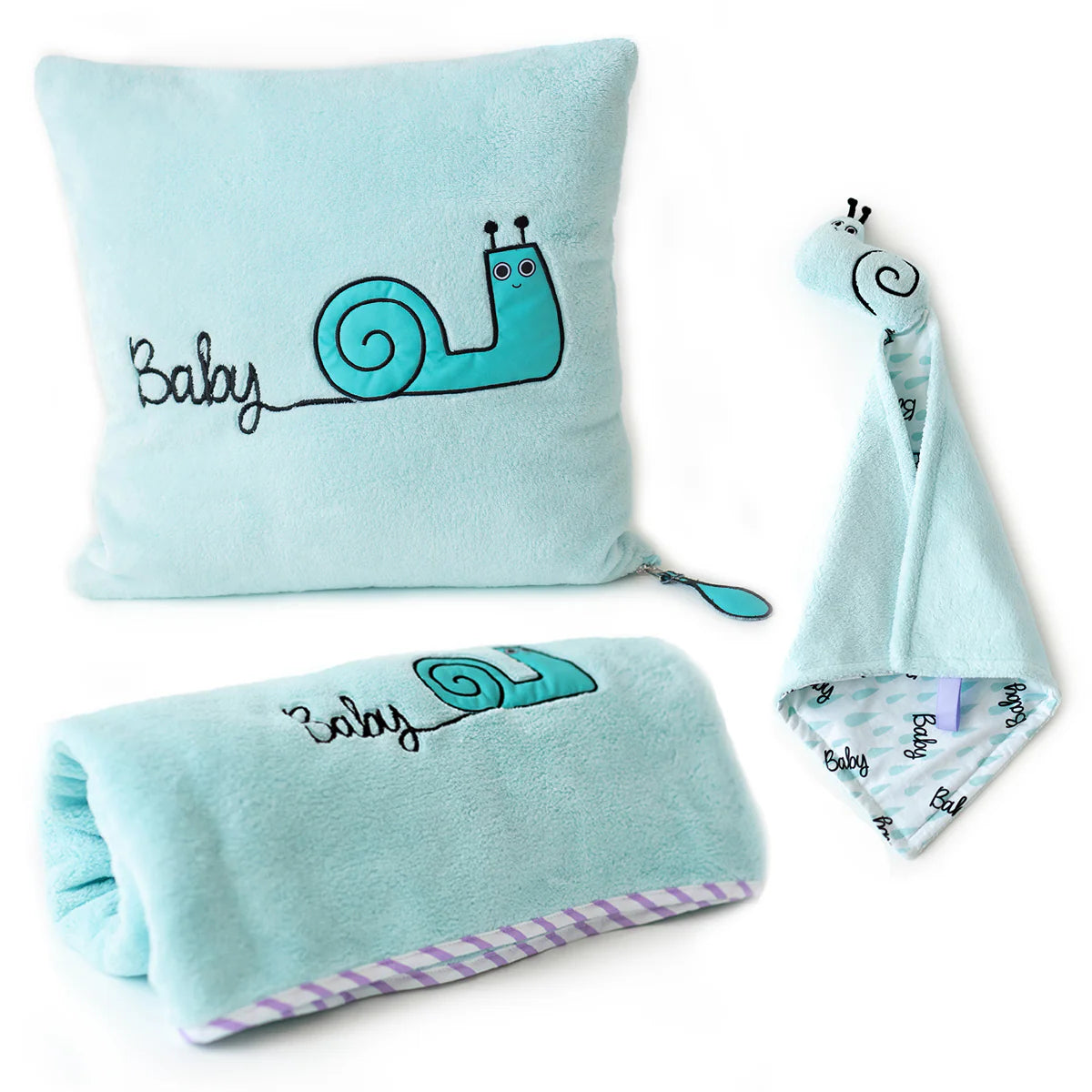 Sangaloz Baby Blanket Set: Pillow, Blanket and Lovey