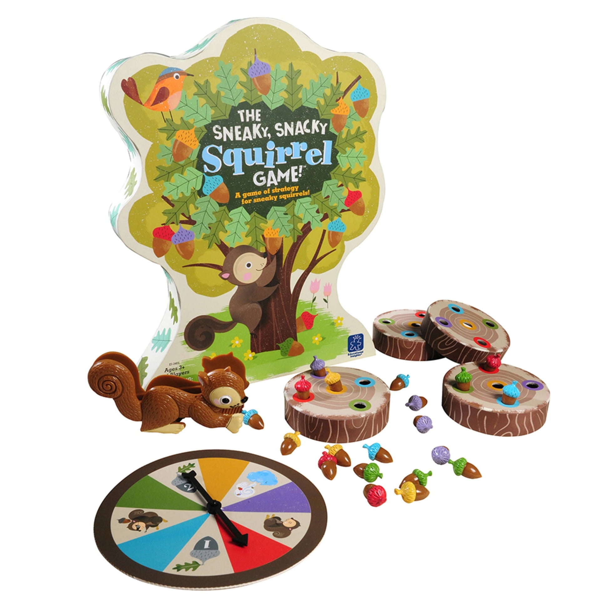 the Sneaky, Snacky Squirrel Game, Toddler & Preschool Board Game Ages 3+