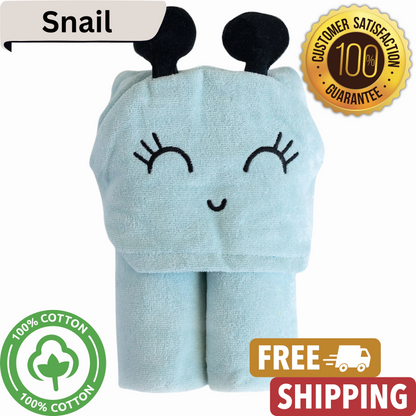 Sangaloz Velvet Hooded Baby Towel