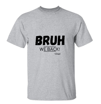 Customized "Bruh We Back!" Youth Graphic Tee