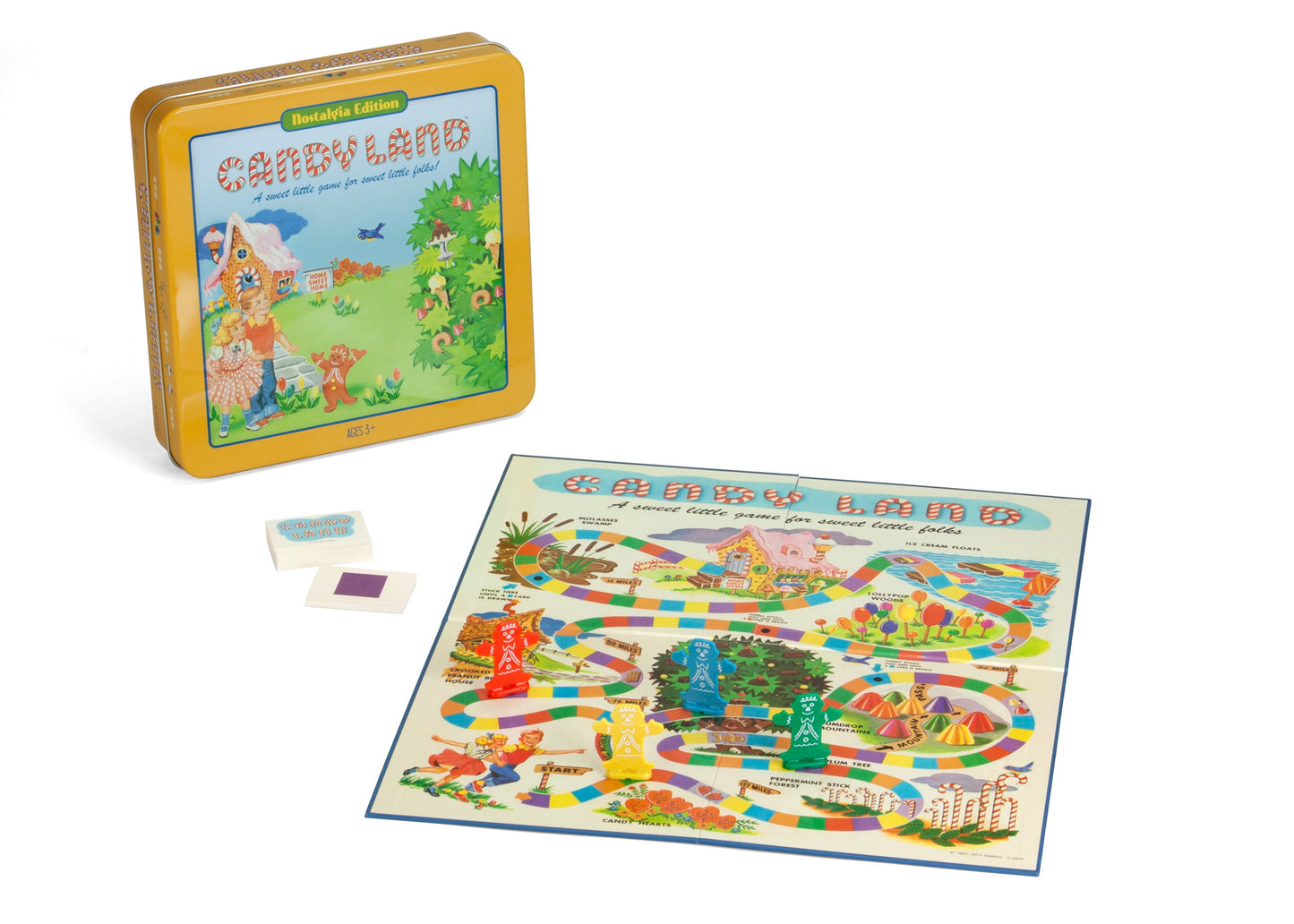 Candy Land Board Game: Nostalgia Edition in Game Tin