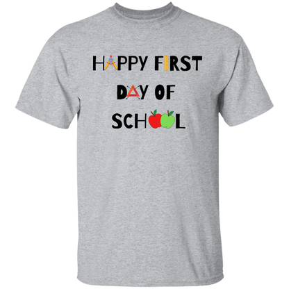 "Happy First Day of School" Youth Graphic Tee