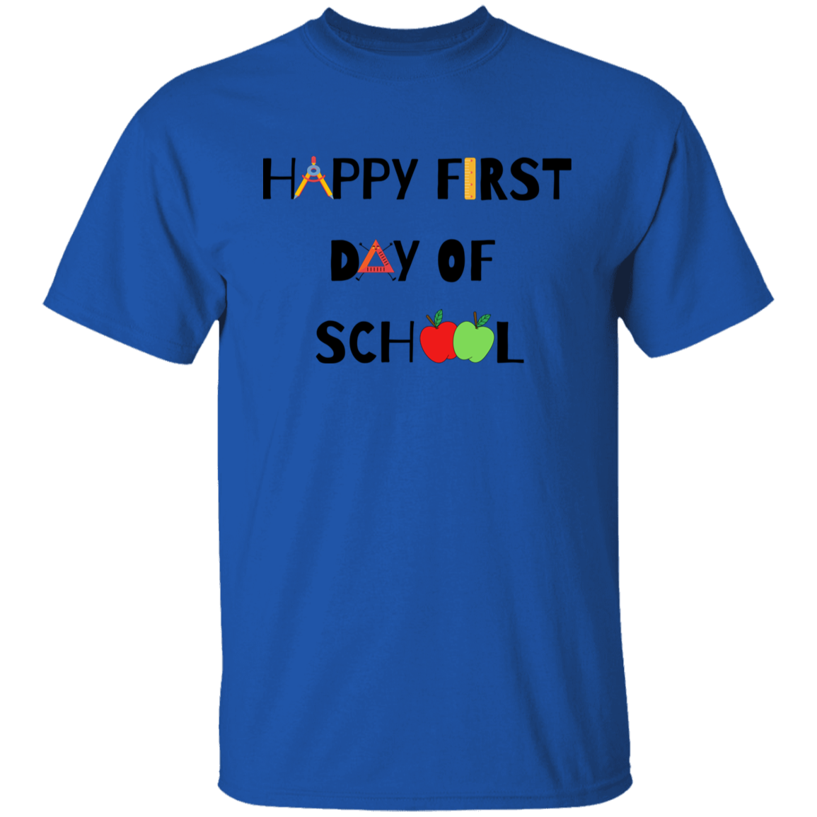 "Happy First Day of School" Youth Graphic Tee