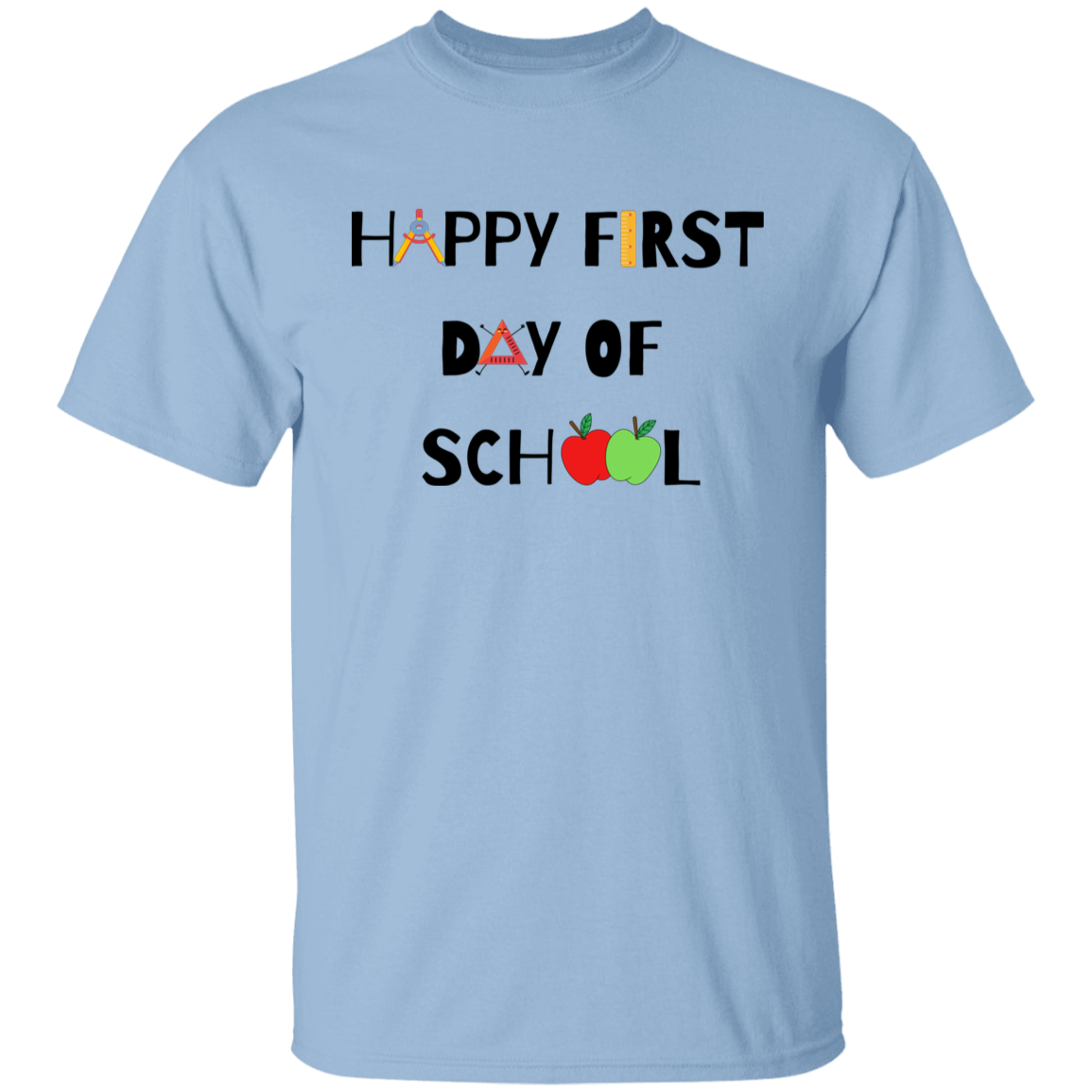 "Happy First Day of School" Youth Graphic Tee