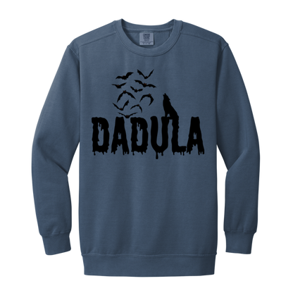 Dadula Sweatshirt l Halloween l Family Shirt Set l Wolf l Bats