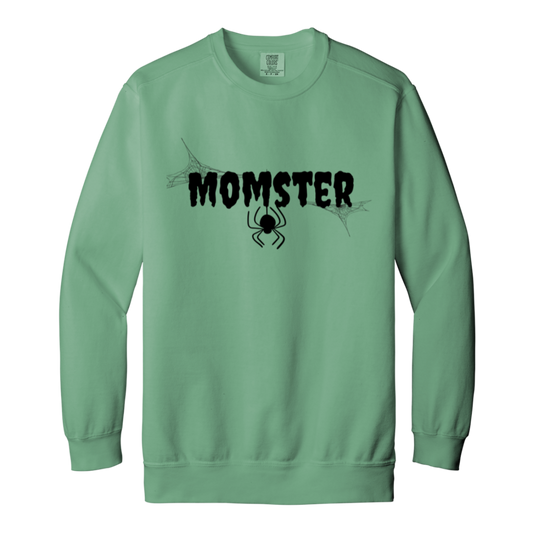 Spider "Momster" Sweatshirt l Family Shirt Set l Halloween l Mom Shirt l Fun l Gothic