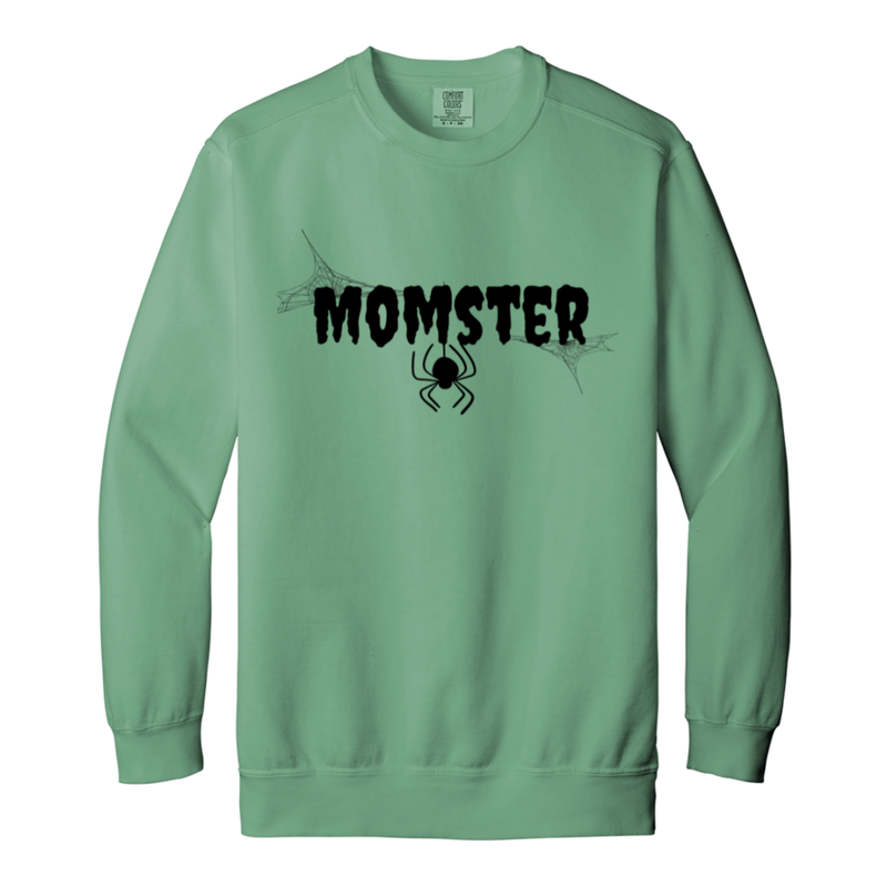 Spider "Momster" Sweatshirt l Family Shirt Set l Halloween l Mom Shirt l Fun l Gothic