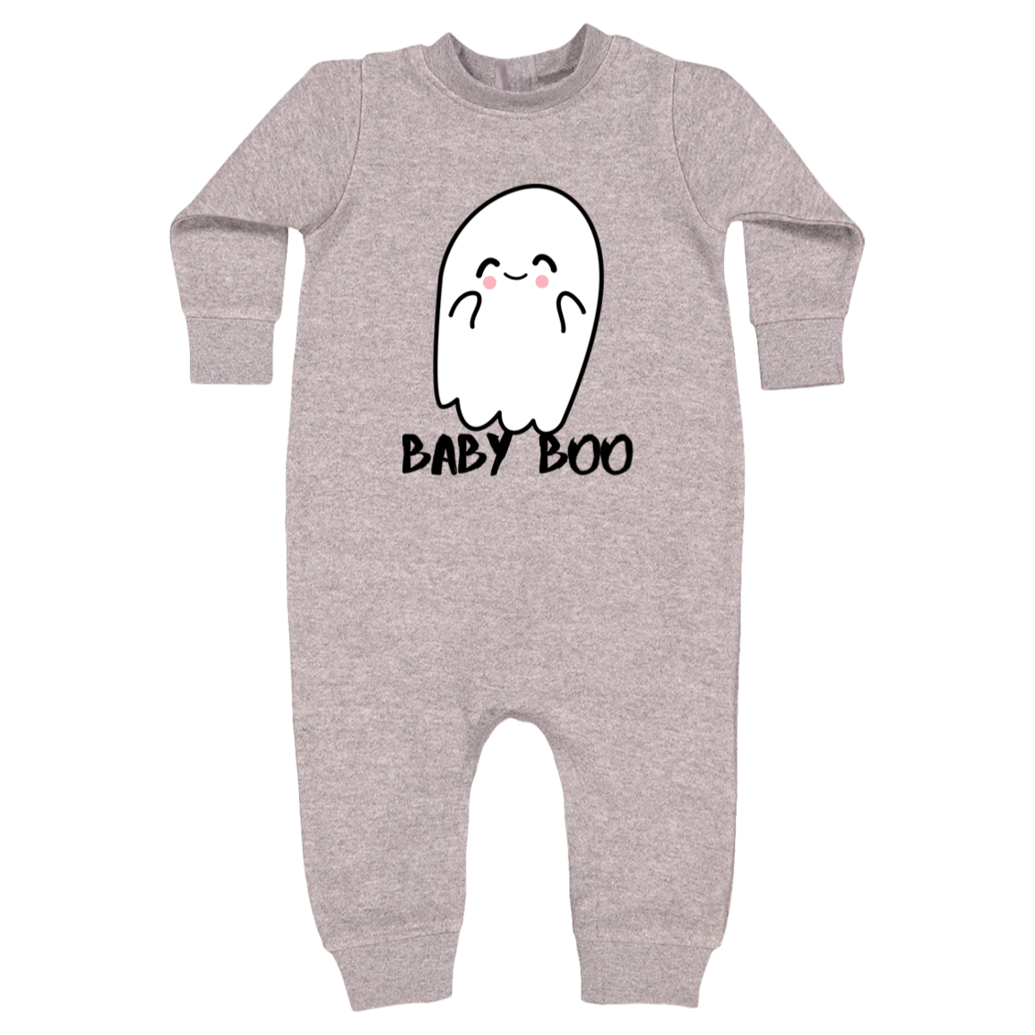 Ghost "Baby Boo" Infant Fleece One-Piece Bodysuit l Halloween l Ghost l Cute l Family Shirts