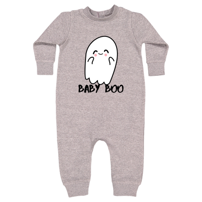 Ghost "Baby Boo" Infant Fleece One-Piece Bodysuit l Halloween l Ghost l Cute l Family Shirts