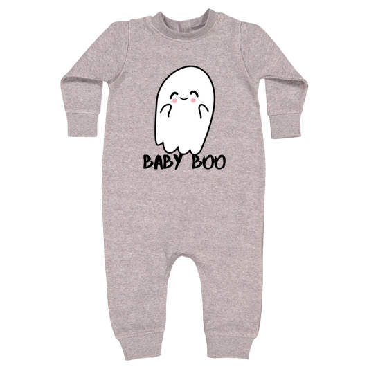 Ghost "Baby Boo" Infant Fleece One-Piece Bodysuit l Halloween l Ghost l Cute l Family Shirts