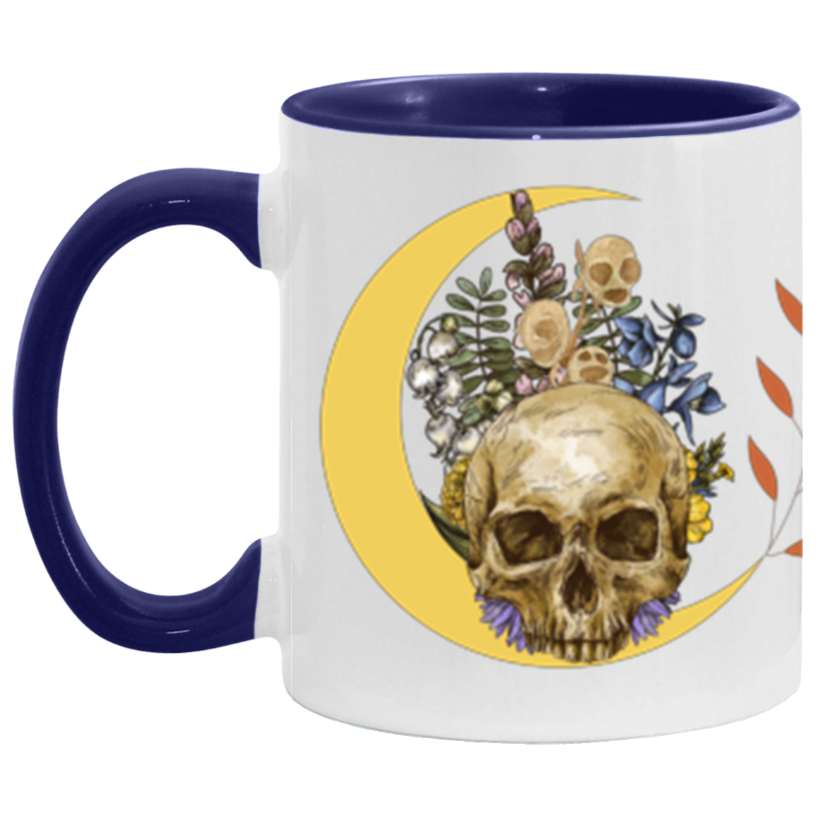 Codex Style Gothic Skull Mugs - Dark Fairy Tales Cottage Core