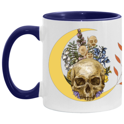 Codex Style Gothic Skull Mugs - Dark Fairy Tales Cottage Core