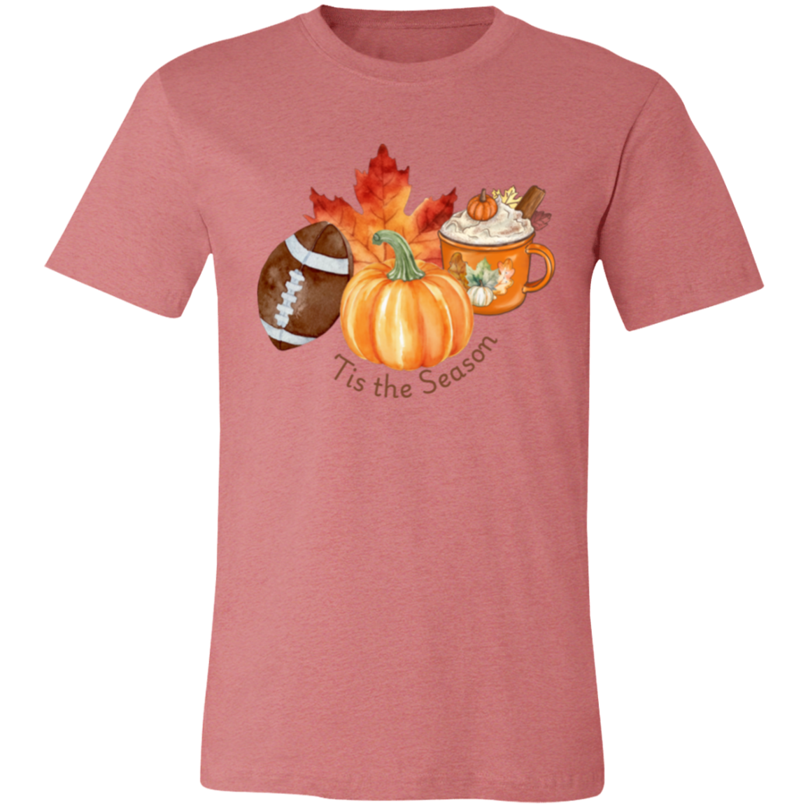 Fall "Tis the Season" T-Shirt l Football l Pumpkin Patch l Pumpkin Spice l Fall Leaves