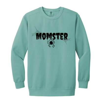 Spider "Momster" Sweatshirt l Family Shirt Set l Halloween l Mom Shirt l Fun l Gothic