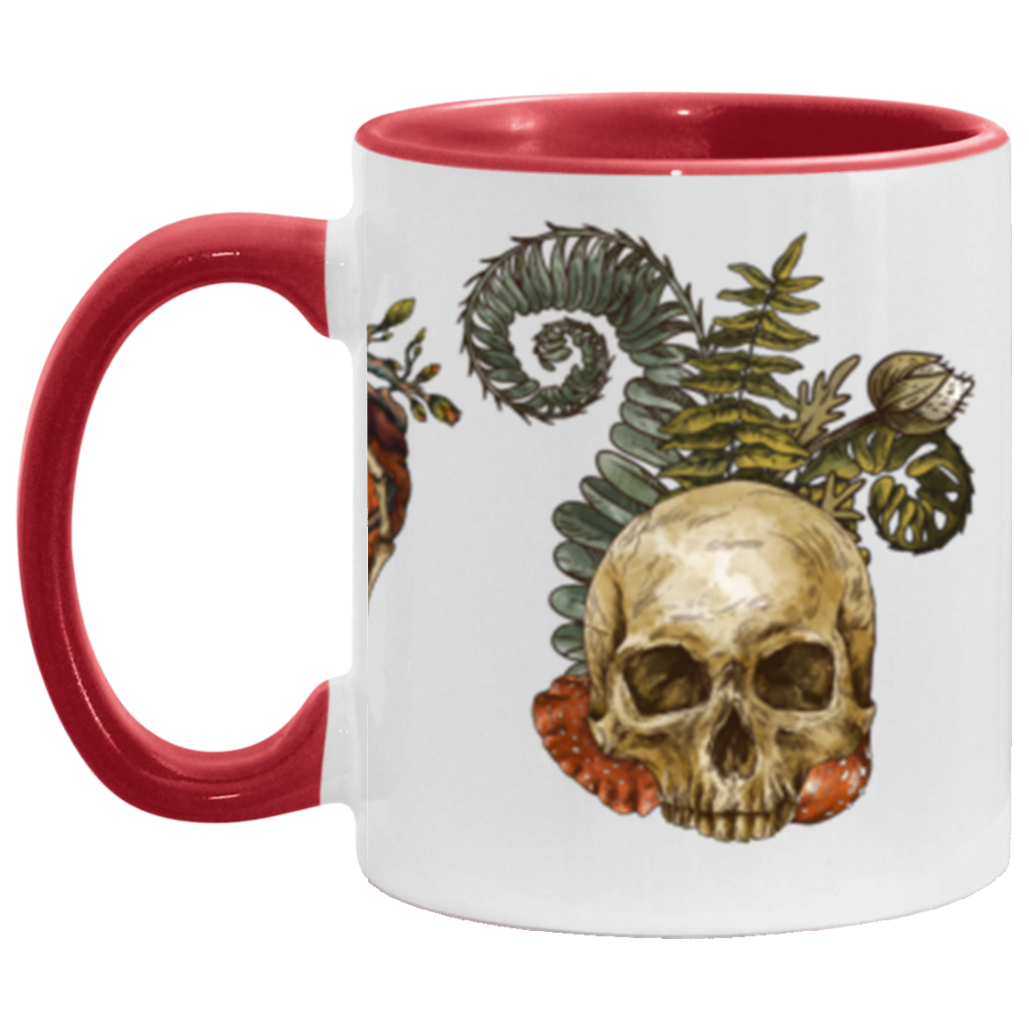 Codex Style Gothic Skull Mugs - Dark Fairy Tales Cottage Core