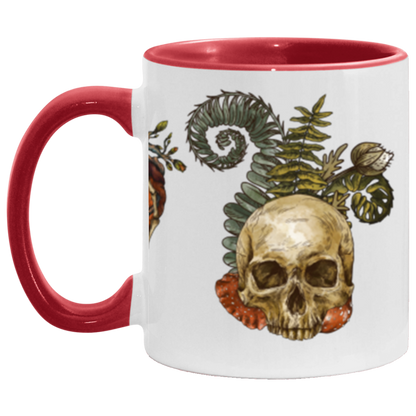 Codex Style Gothic Skull Mugs - Dark Fairy Tales Cottage Core