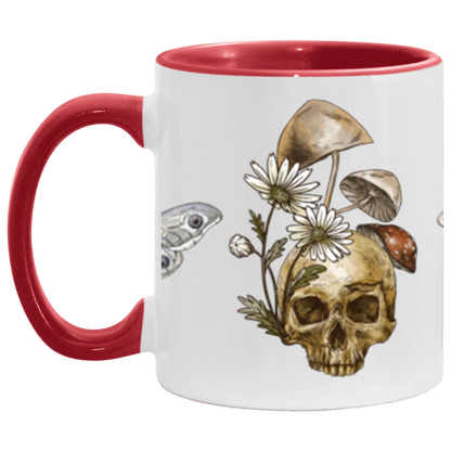 Codex Style Gothic Skull Mugs - Dark Fairy Tales Cottage Core