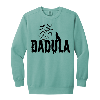 Dadula Sweatshirt l Halloween l Family Shirt Set l Wolf l Bats