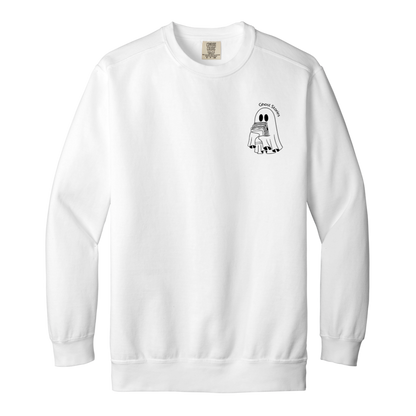 Book "Ghost Stories" Adult Crewneck Sweatshirt l Ghost l Book Lover l Halloween l Fall l Books l Cute