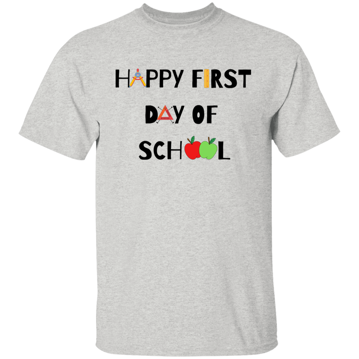 "Happy First Day of School" Youth Graphic Tee