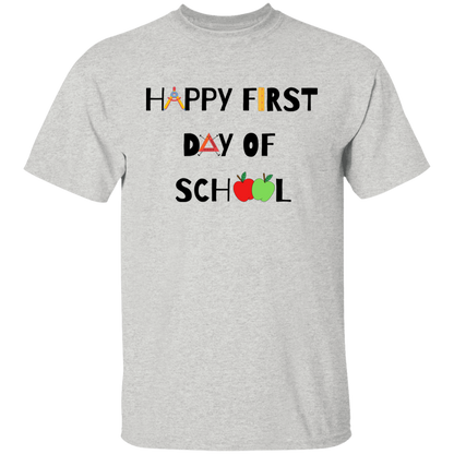 "Happy First Day of School" Youth Graphic Tee