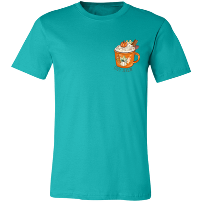 Cozy Season Pumpkin Spice Short-Sleeve T-Shirt l Pumpkin Patch l Pumpkins l Latte l Coffee l Cozy Vibes