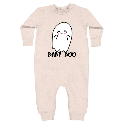 Ghost "Baby Boo" Infant Fleece One-Piece Bodysuit l Halloween l Ghost l Cute l Family Shirts