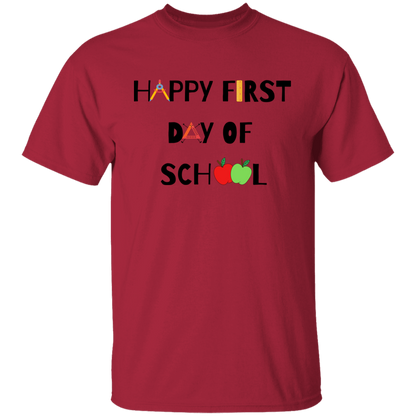 "Happy First Day of School" Youth Graphic Tee