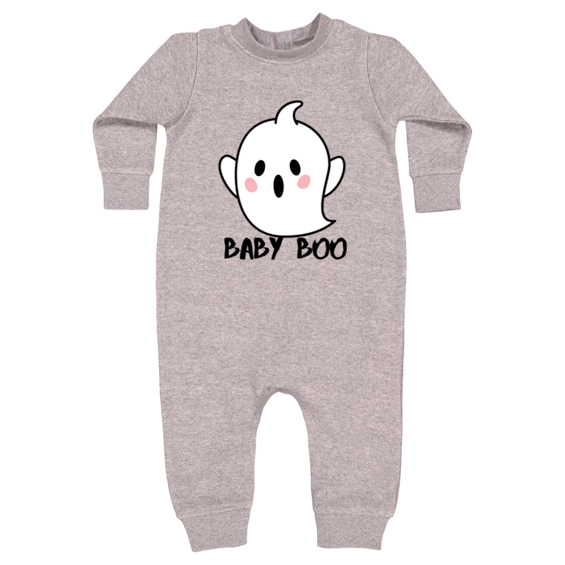 Ghost "Baby Boo" Infant Fleece One-Piece Bodysuit l Warm l Halloween l Ghost l Family Shirts l Fall