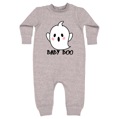 Ghost "Baby Boo" Infant Fleece One-Piece Bodysuit l Warm l Halloween l Ghost l Family Shirts l Fall