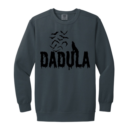 Dadula Sweatshirt l Halloween l Family Shirt Set l Wolf l Bats