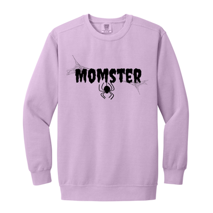 Spider "Momster" Sweatshirt l Family Shirt Set l Halloween l Mom Shirt l Fun l Gothic