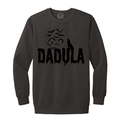 Dadula Sweatshirt l Halloween l Family Shirt Set l Wolf l Bats